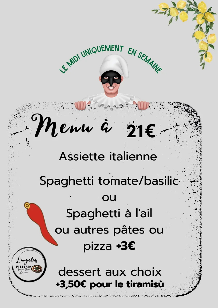 MENU 21€